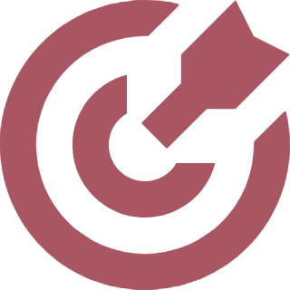 Target icon with an arrow in the center.